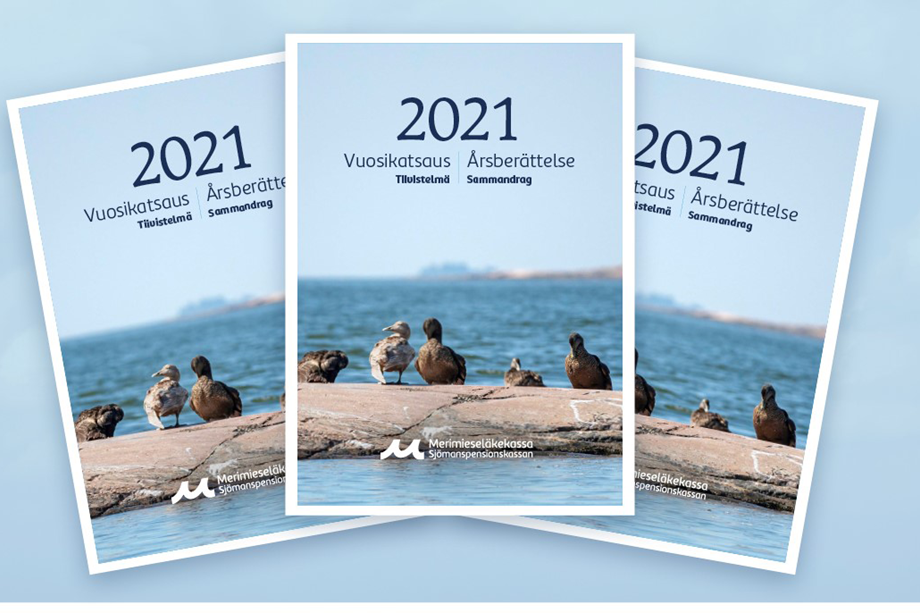 Årsberättelsens 2021 pärm