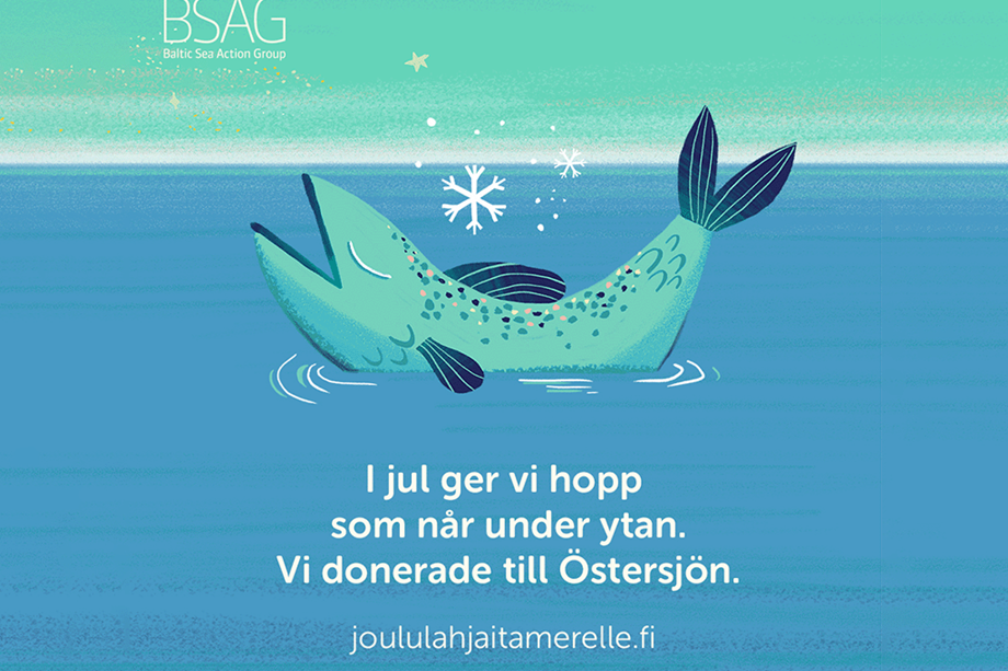 Vi donerade till Östersjön denna jul.