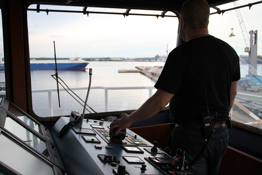 A man and a ship